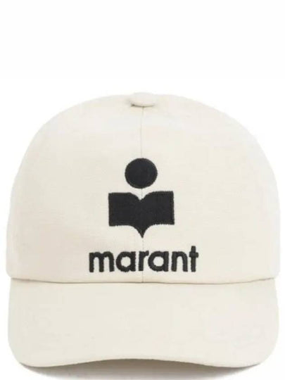 Tyron Logo Cotton Ball Cap Ecru - ISABEL MARANT - BALAAN 2