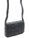 Cassette Intrecciato Small Cross Bag Dark Grey - BOTTEGA VENETA - BALAAN 4