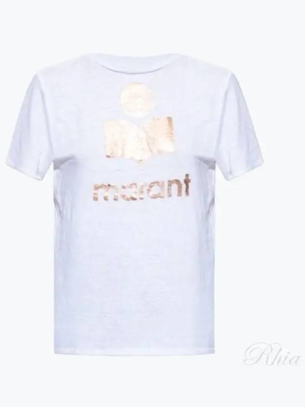 TS0001FA A1N10E WHRG Zwell Linen Women s Short Sleeve Tee - ISABEL MARANT - BALAAN 1