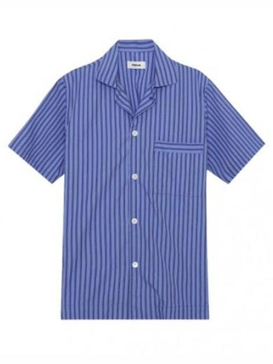 Short Sleeve Shirt Poplin Pajamas - TEKLA - BALAAN 1