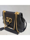 V logo black shoulder bag - VALENTINO - BALAAN 3