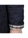 Corduroy Collar Quilted Jacket Dark Blue - BURBERRY - BALAAN 8