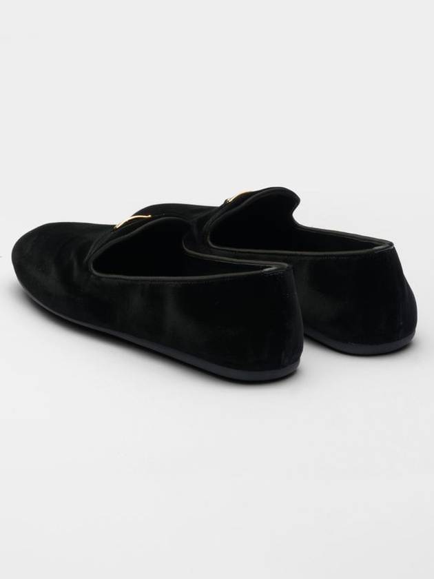 Velvet Loafers Black - PRADA - BALAAN 3