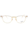 Eyewear Clubmaster Eyeglasses Gold - RAY-BAN - BALAAN 3