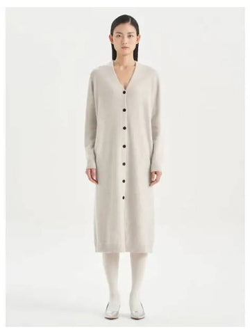 Women w cashmere full spring fall cardigan stone domestic product - THEORY - BALAAN 1