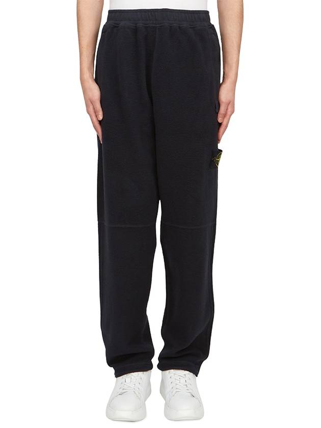 Garment Dyed Wappen Patch Jogger Pants Navy - STONE ISLAND - BALAAN 2