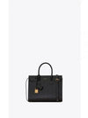 Crocodile Embossed Matte Leather Sac De Jour Baby Tote Bag Black - SAINT LAURENT - BALAAN 2