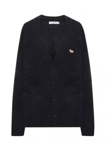 Baby Fox Patch Cozy Cardigan Men - MAISON KITSUNE - BALAAN 1