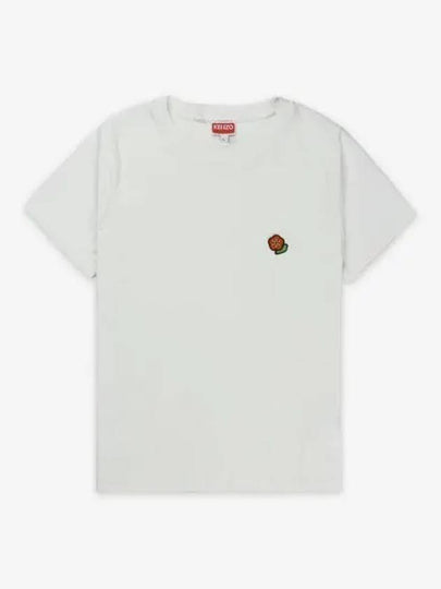 Pop Embroidered Short Sleeve T-Shirt White - KENZO - BALAAN 2