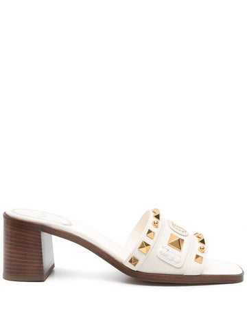 Valentino Garavani Sandals Ivory - VALENTINO - BALAAN 1