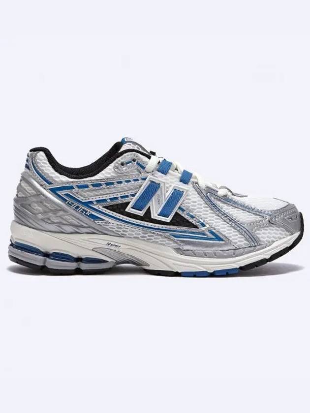 1906R Mesh Panel Logo Patch Low Top Sneakers Silver Blue - NEW BALANCE - BALAAN 2