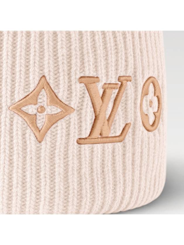 LV Headline Beanie Beige - LOUIS VUITTON - BALAAN 5