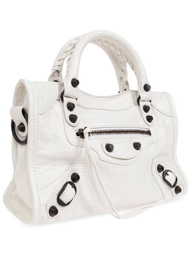 Balenciaga Shoulder Bag Le City Mini, Women's, White - BALENCIAGA - BALAAN 4