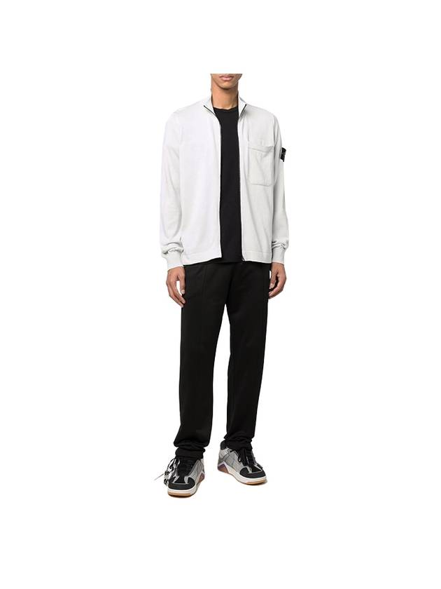 Wappen Pocket Knit Zip-up Cardigan Ice - STONE ISLAND - BALAAN 7