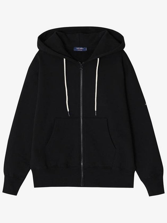 [Saint James] Bon Bon Hoodie Zip-Up - Noir - SAINT JAMES - BALAAN 1