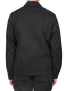 Men's Gabardine Shirt Zip Up Jacket Black - CP COMPANY - BALAAN 6