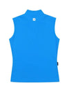 ribbed jersey half-zip tank top OF9813LABLUE - ONOFF - BALAAN 2