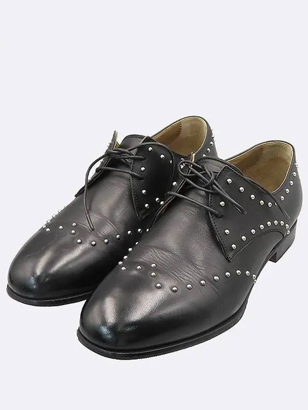 Black studded women s shoes size 35 - HERMES - BALAAN 6