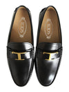 City Gomino Leather Driving Shoes Black - TOD'S - BALAAN.
