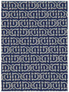 Gancini Silk Jacquard Tie Navy Blue - SALVATORE FERRAGAMO - BALAAN 5