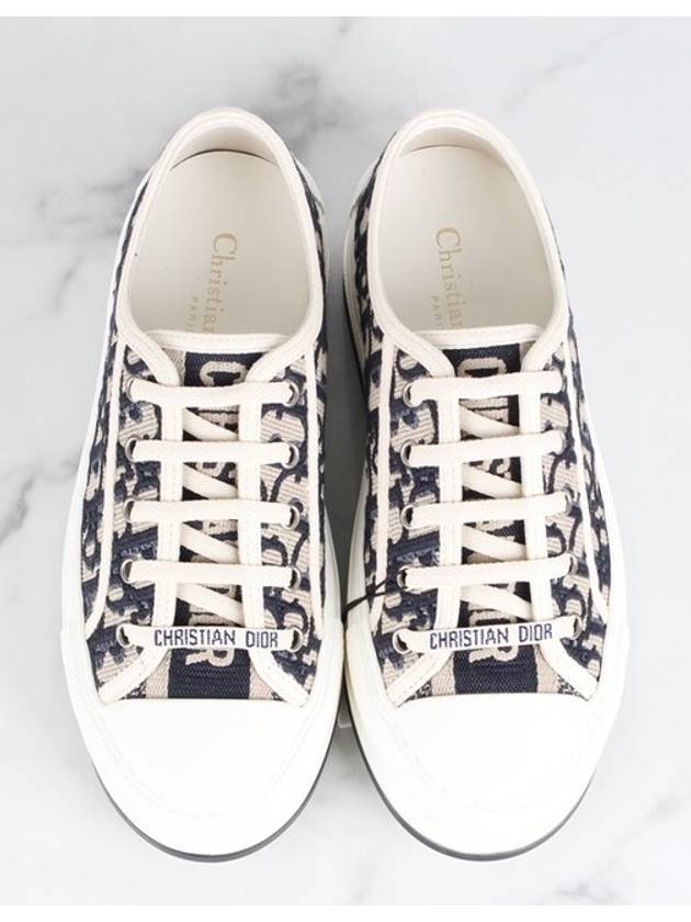 Walk Oblique Embroidery Platform Sneakers 36 5 235 - DIOR - BALAAN 9