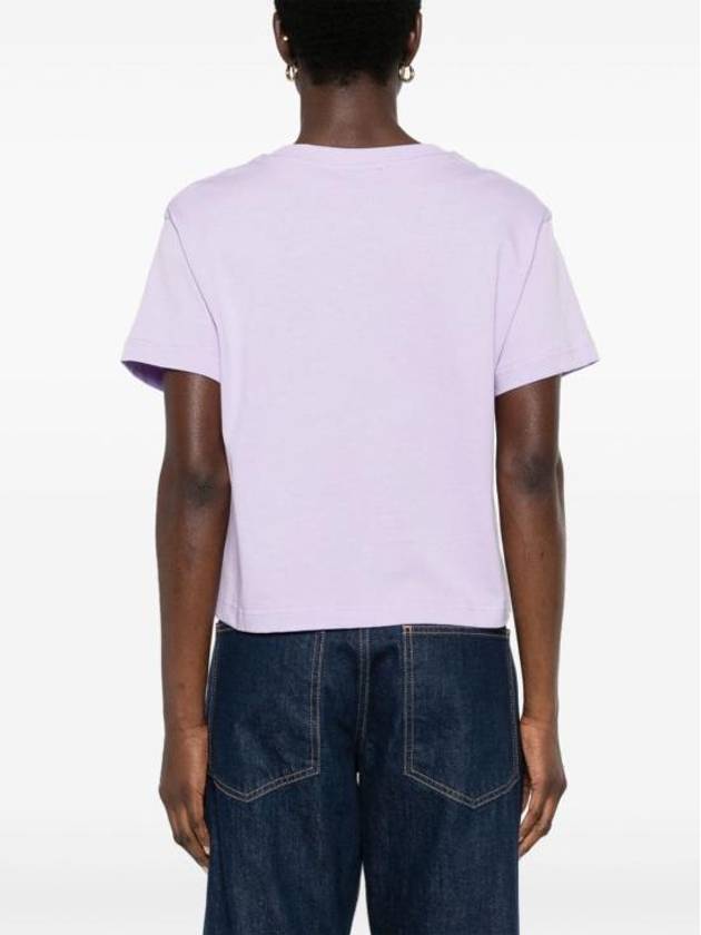 Jen Logo Short Sleeve T-shirt Lavande - A.P.C. - BALAAN 5