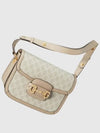 Horsebit 1955 Canvas Small Shoulder Bag White Beige - GUCCI - BALAAN 4