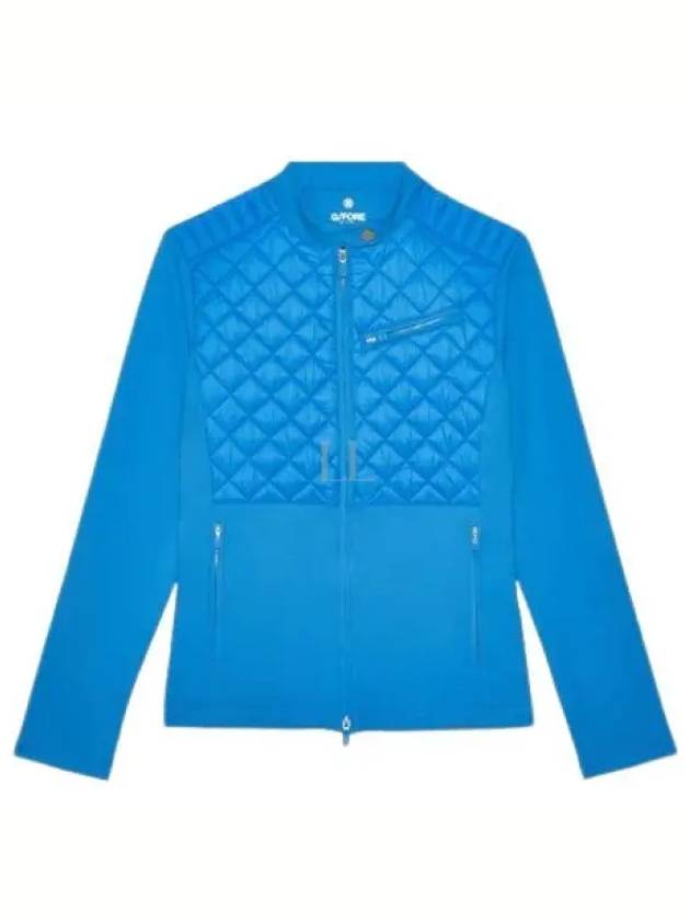 Hybrid Moto Jacket G4LS23O18 CERULEAN Women - G/FORE - BALAAN 1