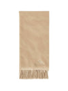 Grande Unita Logo Fringe Muffler Shadow Gold - LORO PIANA - BALAAN 1