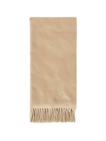 Grande Unita Logo Fringe Muffler Shadow Gold - LORO PIANA - BALAAN 1