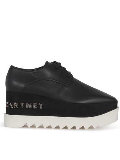 Ellis Logo Platform Derby Black - STELLA MCCARTNEY - BALAAN 2