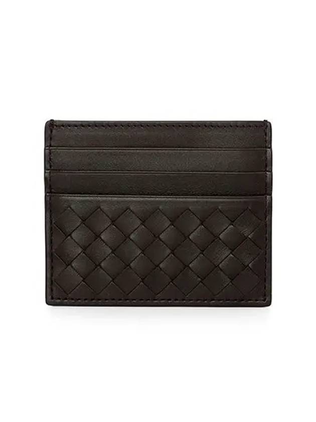 Intrecciato Classic Card Wallet Brown - BOTTEGA VENETA - BALAAN 4