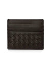 Intrecciato Classic Card Wallet Brown - BOTTEGA VENETA - BALAAN 3