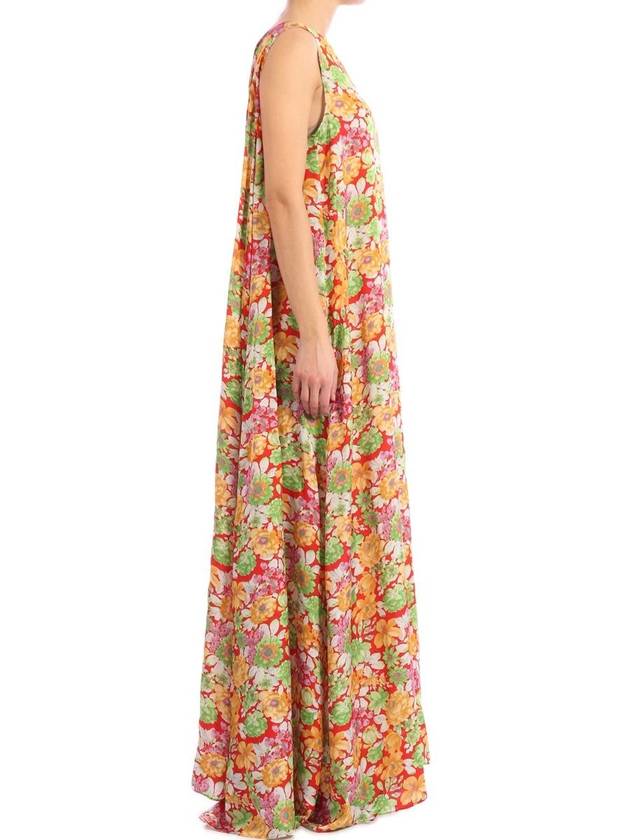 Floral Print Maxi Dress - PLAN C - BALAAN 3