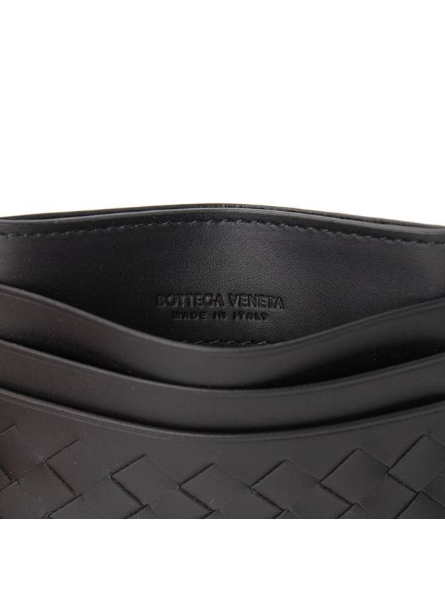 Men's Intrecciato Card Wallet Black - BOTTEGA VENETA - BALAAN 6