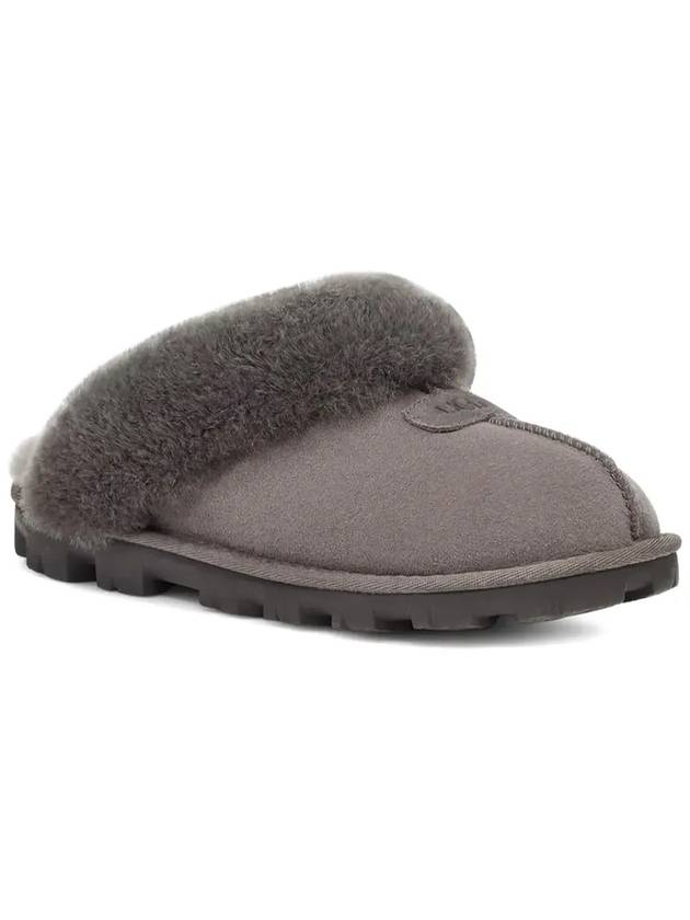 Women's Coquette Slippers Dark Grey - UGG - BALAAN 7