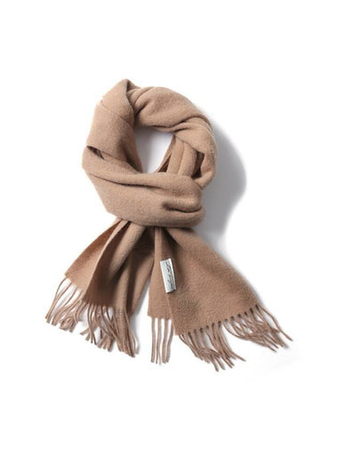 Virgin Wool 100 Muffler Beige - WHITE PROJECT - BALAAN 1