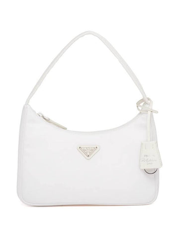 Re-Edition 2000 Re-Nylon Mini Shoulder Bag White - PRADA - BALAAN 1