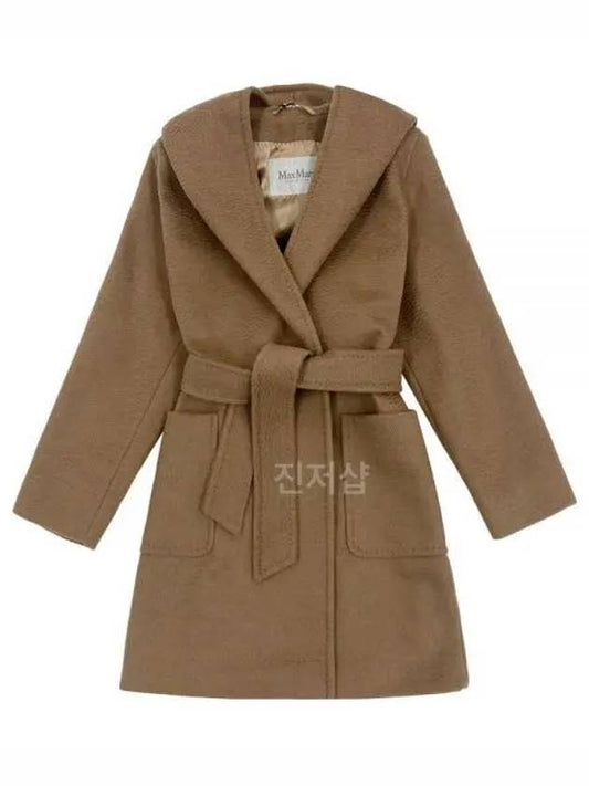 Rialto Collar Robe Single Coat Camel - MAX MARA - BALAAN 2