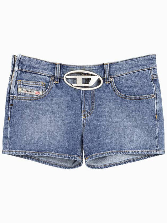 De Lyla Denim Shorts Blue - DIESEL - BALAAN.