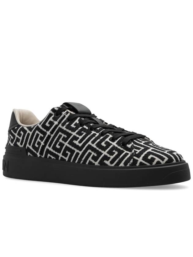 B-Court Monogram Sneakers BM1VI288TJCM - BALMAIN - BALAAN 5