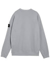 Wappen Patch Crew Neck Cotton Sweatshirt Grey - STONE ISLAND - BALAAN 3