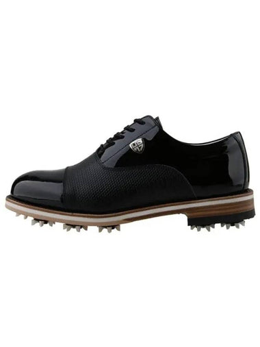 Icon Spike Classic Golf Shoes Black - HENRY STUART - BALAAN 1