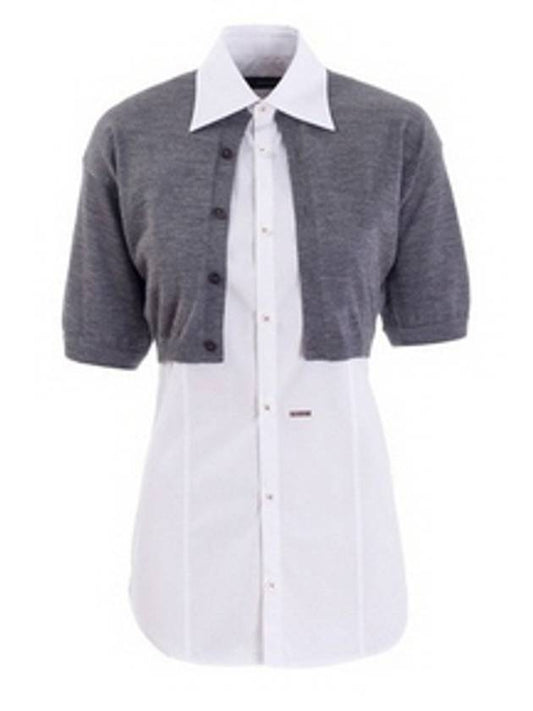 cardigan layering shirt - DSQUARED2 - BALAAN 1
