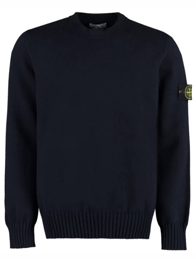 Wappen Patch Garment Dyed Sweatshirt Black - STONE ISLAND - BALAAN 2