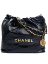 22 Shiny Calfskin Small Shoulder Bag Black - CHANEL - BALAAN 2