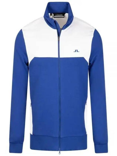 Bennett Mid Layer Zip-Up Jacket Blue - J.LINDEBERG - BALAAN 2