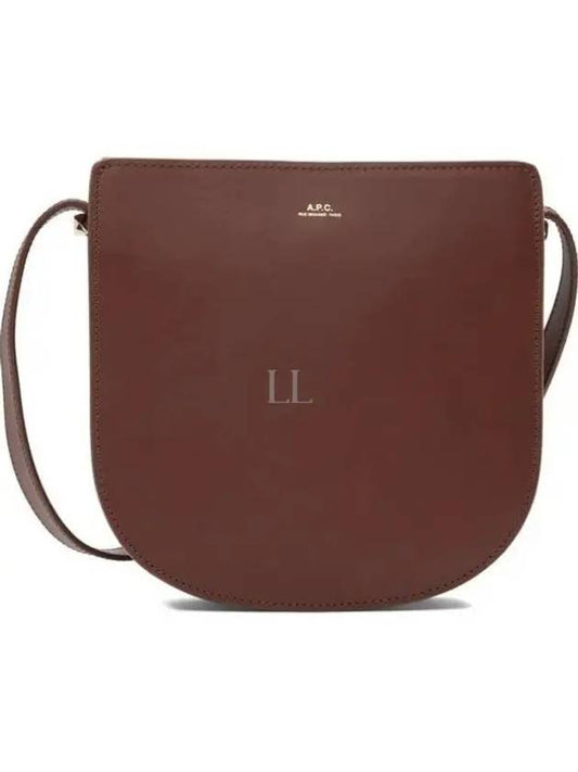 Geneve Smooth Leather New Shoulder Bag Brown - A.P.C. - BALAAN 2