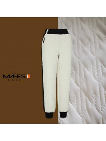 Pants Orange Label Padded Quilted Jogger Pants GPW8123 - MAHES - BALAAN 1