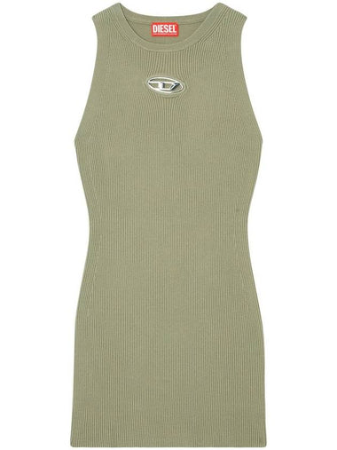 M Caddix Mini Short Dress Green - DIESEL - BALAAN 1